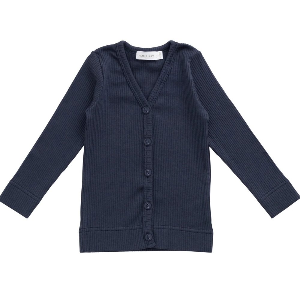 Navy Blue Kids Cardigan‎